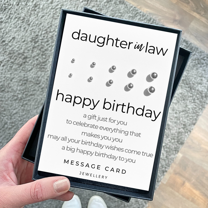 daughter in law jewellery, stainless steel earring set