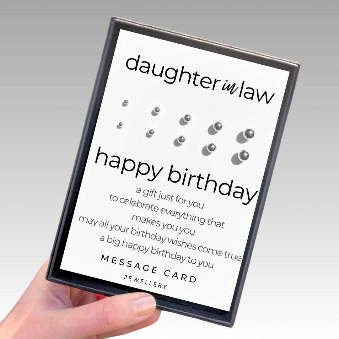 daughter in law jewellery, stainless steel earring set