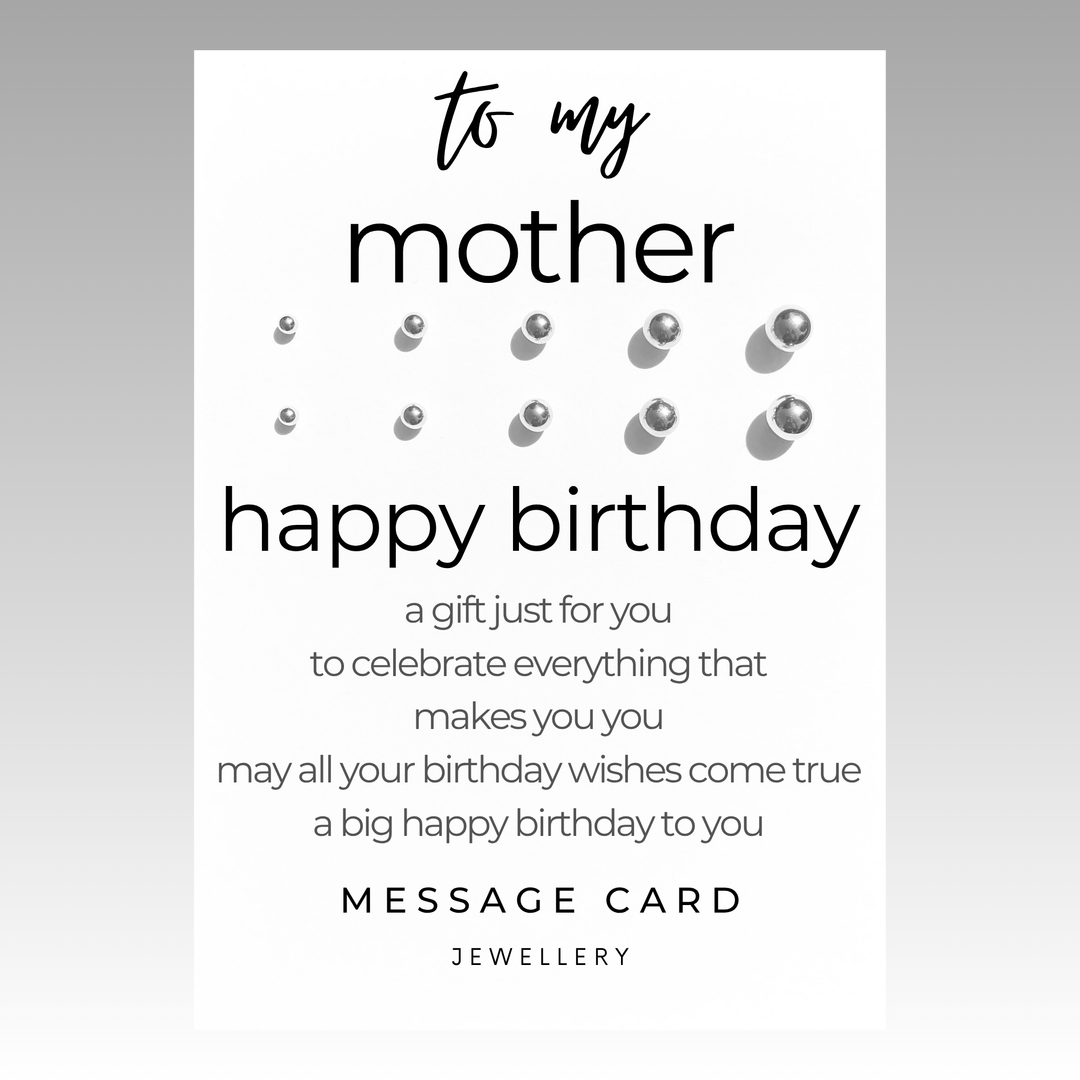 earrings for mums birthday, stainless steel earring set