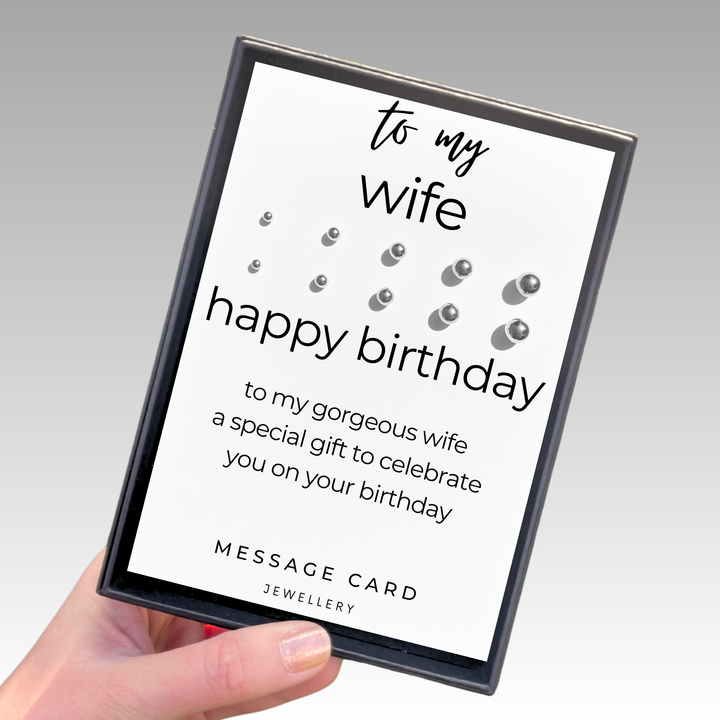 earrings for my wife, happy birthday earrings for wife