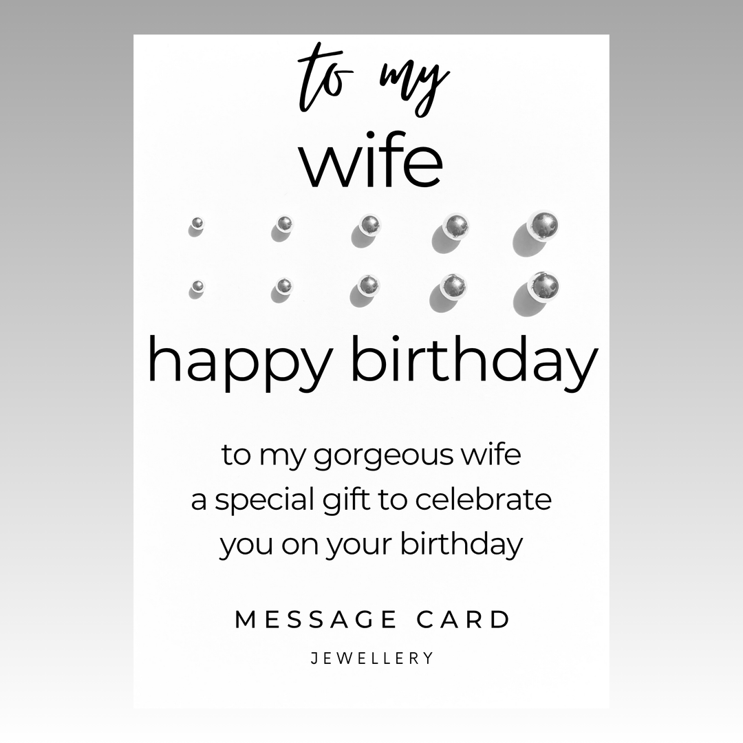 earrings for my wife, happy birthday earrings for wife