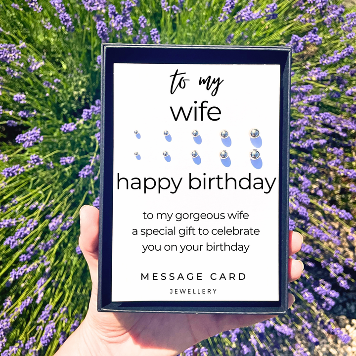 earrings for my wife, happy birthday earrings for wife