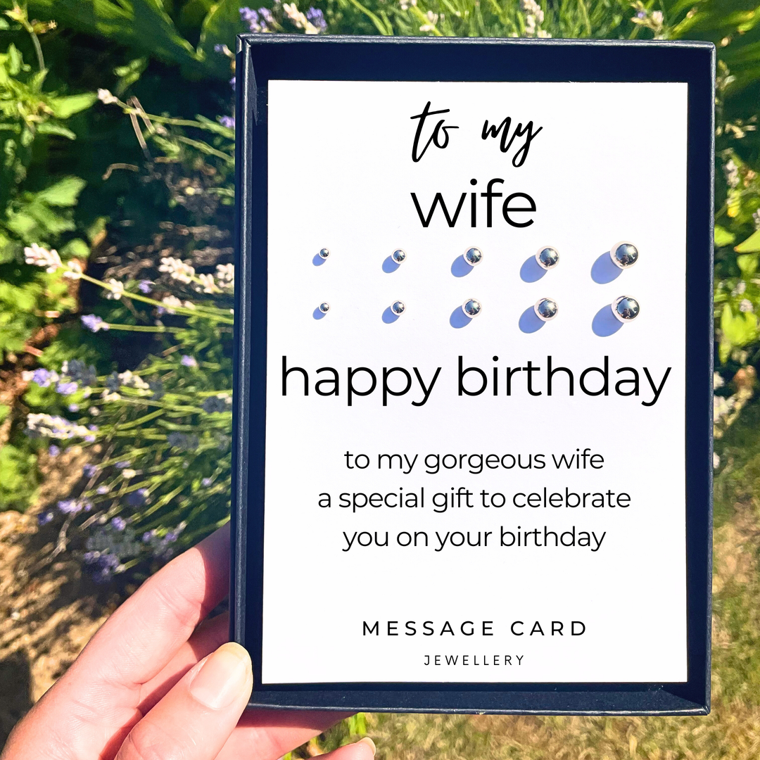 earrings for my wife, happy birthday earrings for wife