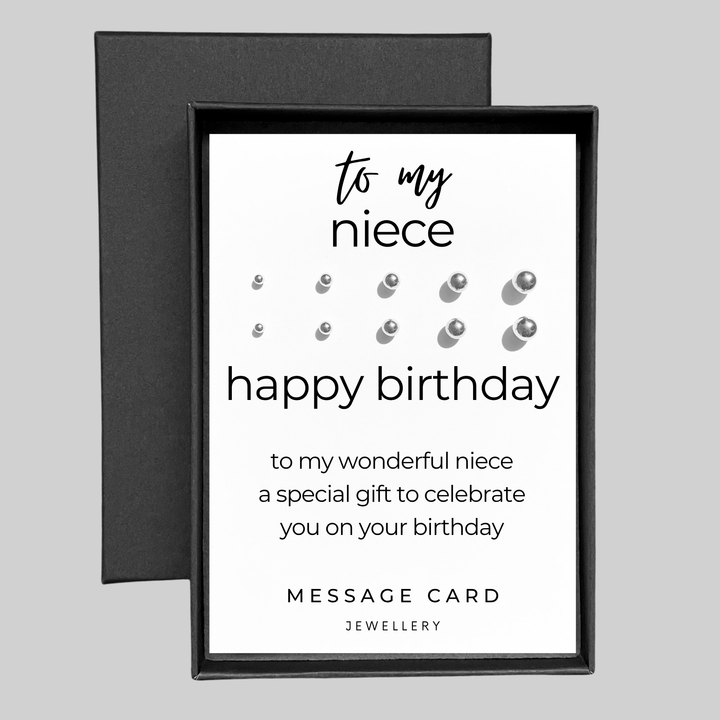 gifts for niece birthday, stainless steel earring set