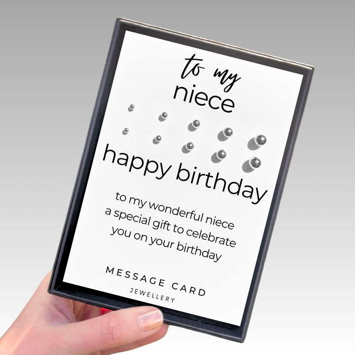 gifts for niece birthday, stainless steel earring set