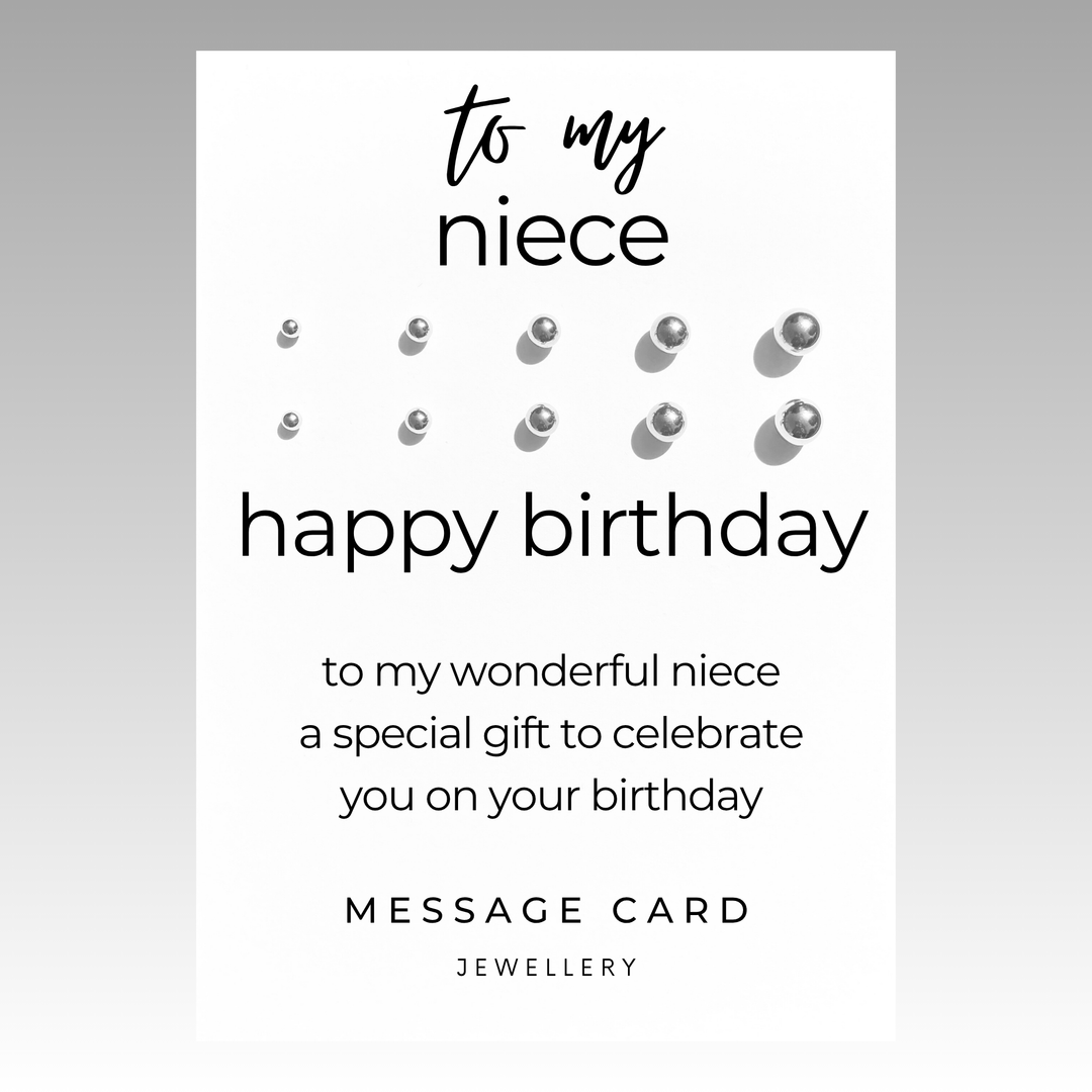 gifts for niece birthday, stainless steel earring set