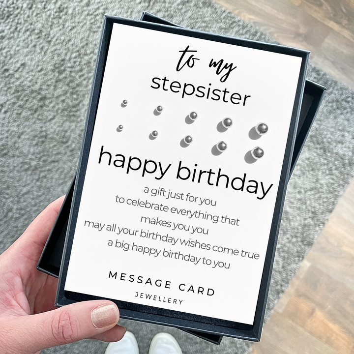 gifts for stepsister, beautiful stud earrings