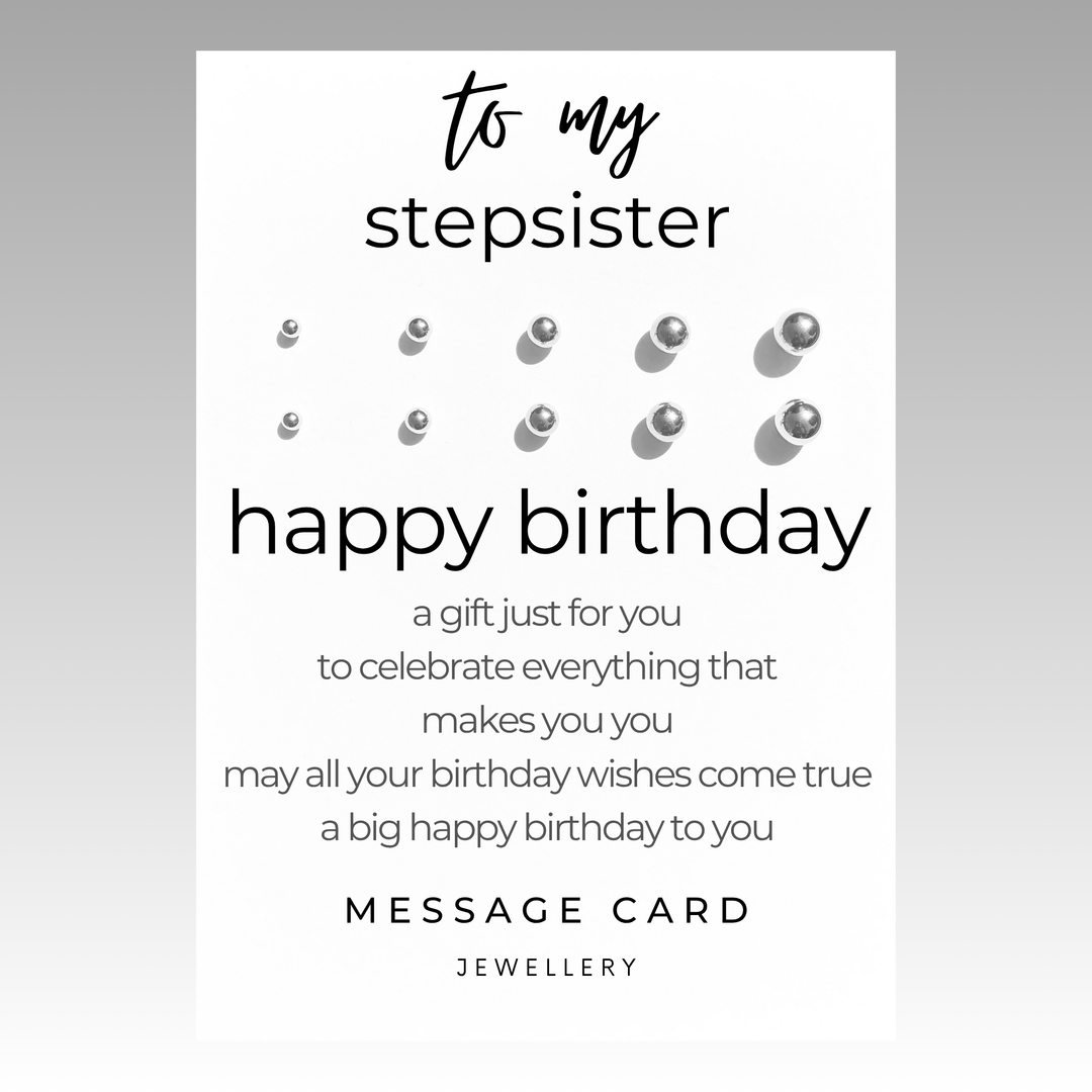 gifts for stepsister, beautiful stud earrings