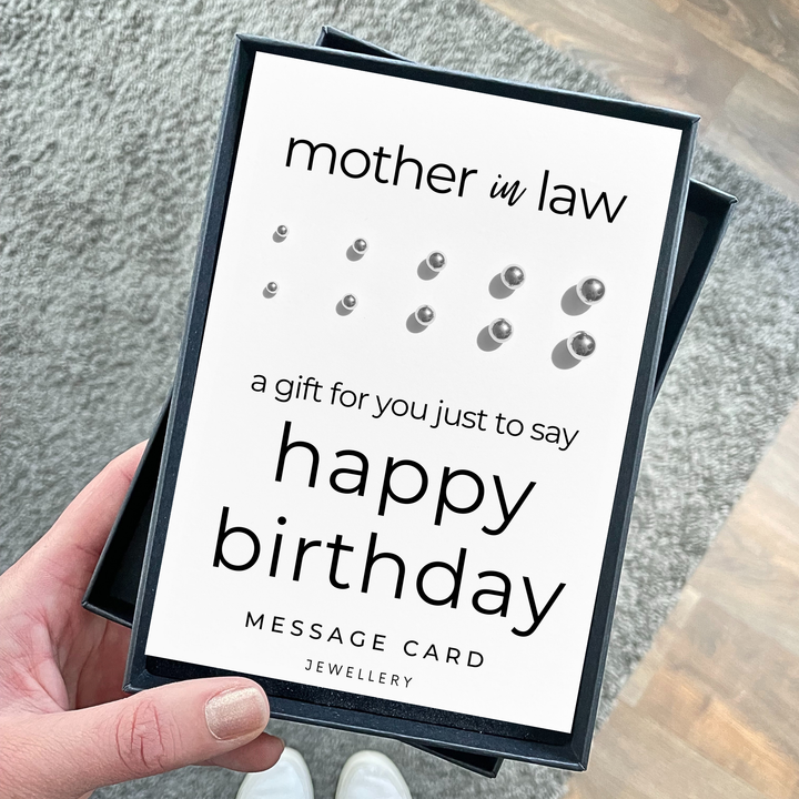 mother in law jewellery,  stainless steel earring set