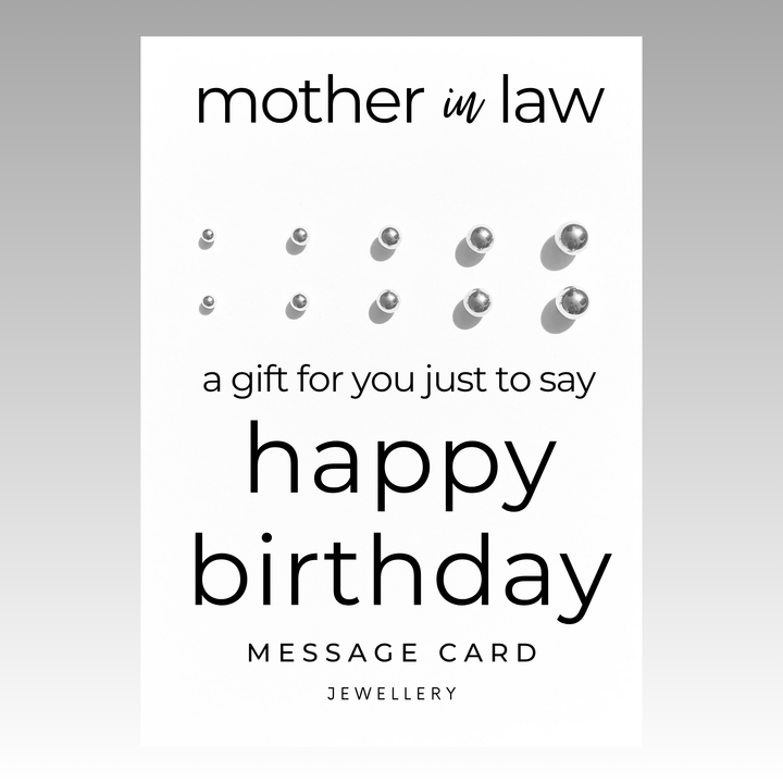 mother in law jewellery,  stainless steel earring set