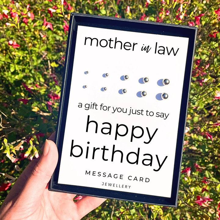 mother in law jewellery,  stainless steel earring set