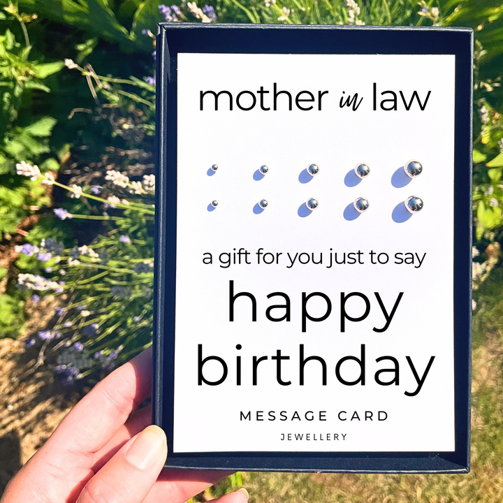 mother in law jewellery,  stainless steel earring set