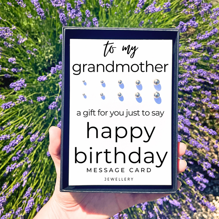 nanny gifts from granddaughter, multiple piercing earring sets