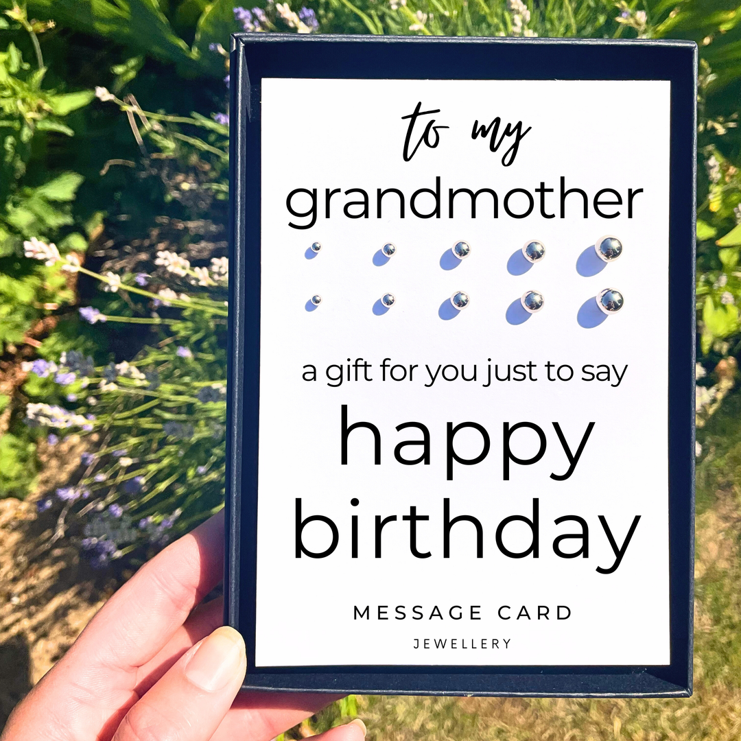 nanny gifts from granddaughter, multiple piercing earring sets