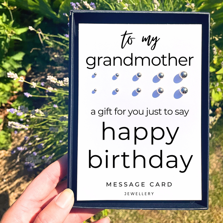 nanny gifts from granddaughter, multiple piercing earring sets