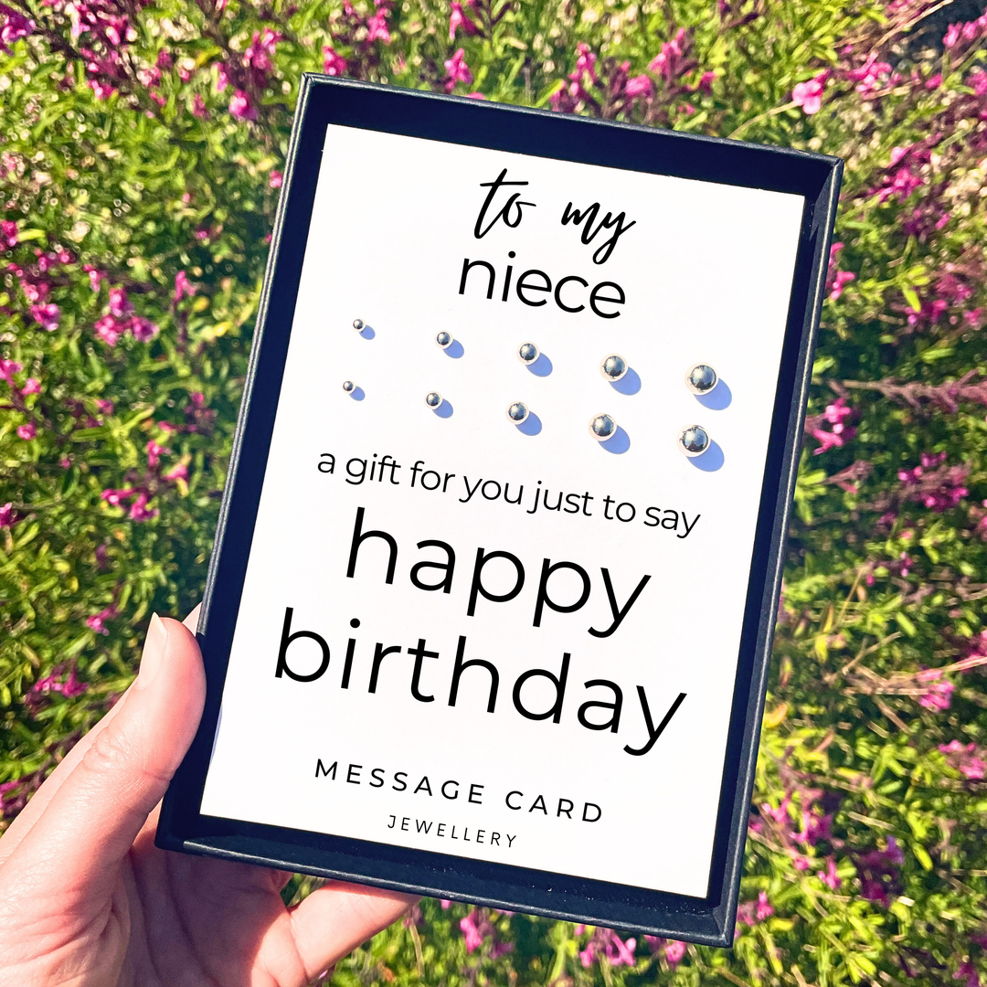 special gift for niece birthday, multiple piercing earring sets